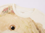 Petty Teddy Beaded Faux-Layer Sweatshirt