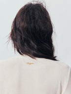 Petty Teddy Embroidered Mock Neck Top