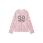 Vintage Floral Print Embroidered Sweatshirt