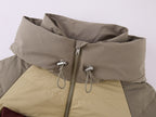 Colour Block Bow Down Jacket
