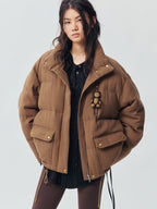 Petty Teddy Textured Down Jacket
