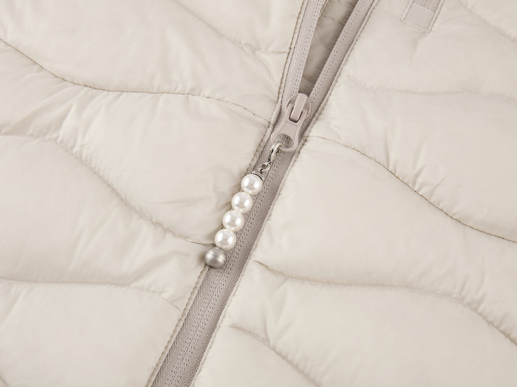 Fur Collar Quilted Down Jacket