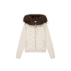 Fur Collar Quilted Down Jacket