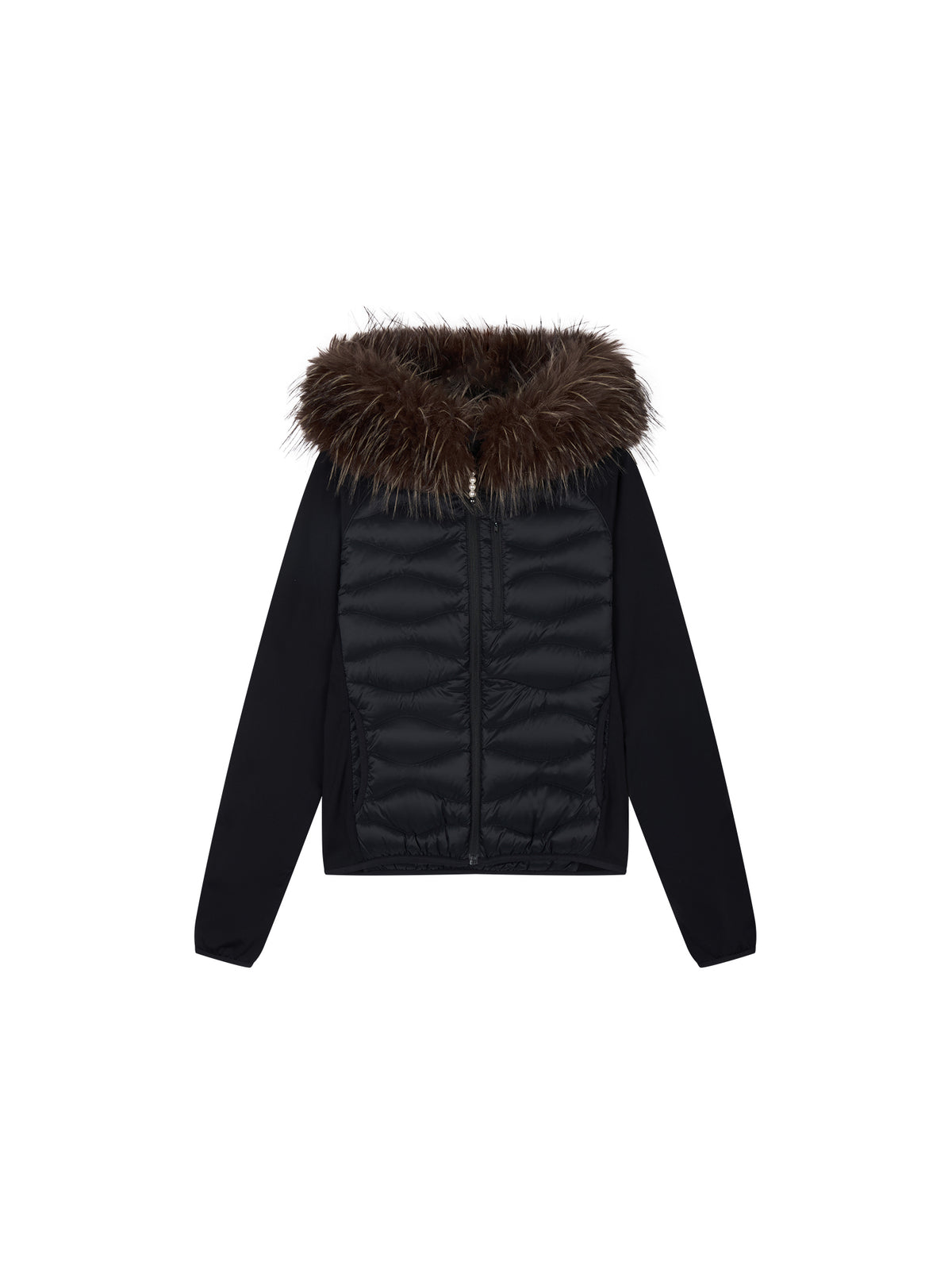 Fur Collar Quilted Down Jacket