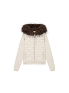 Fur Collar Quilted Down Jacket