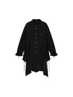 Drawstring Shirt Dress