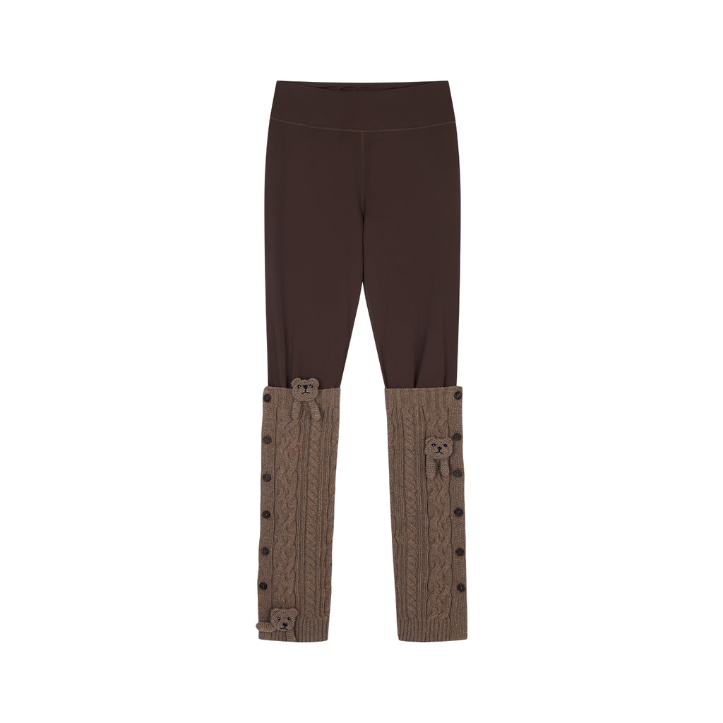 Crochet Teddy Legwarmer Yoga Trousers
