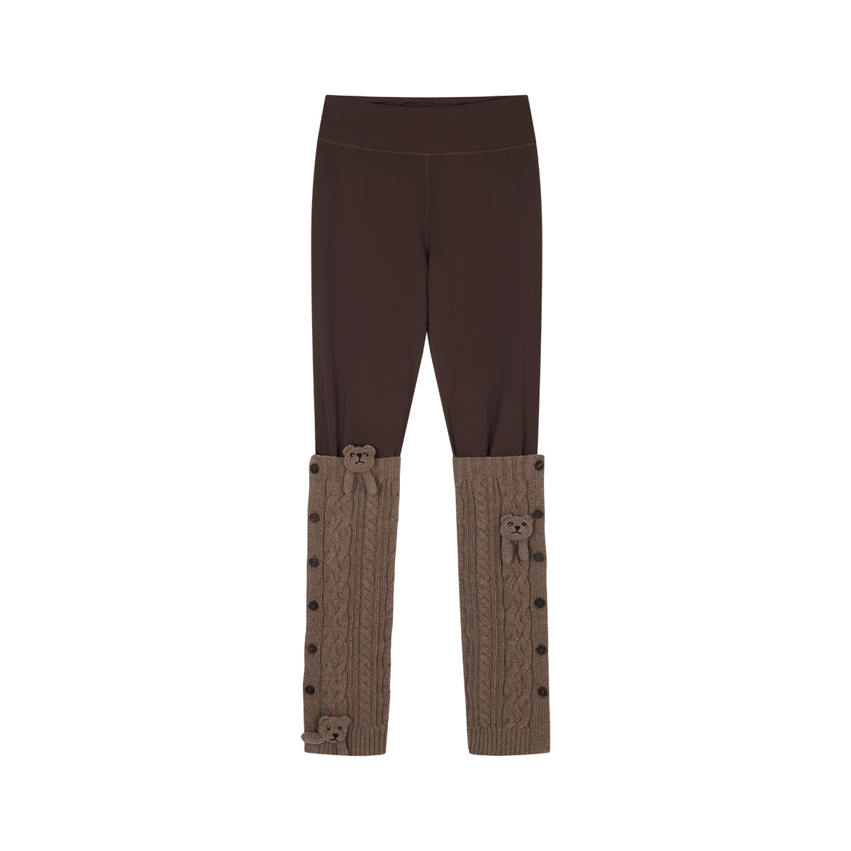 Crochet Teddy Legwarmer Yoga Trousers