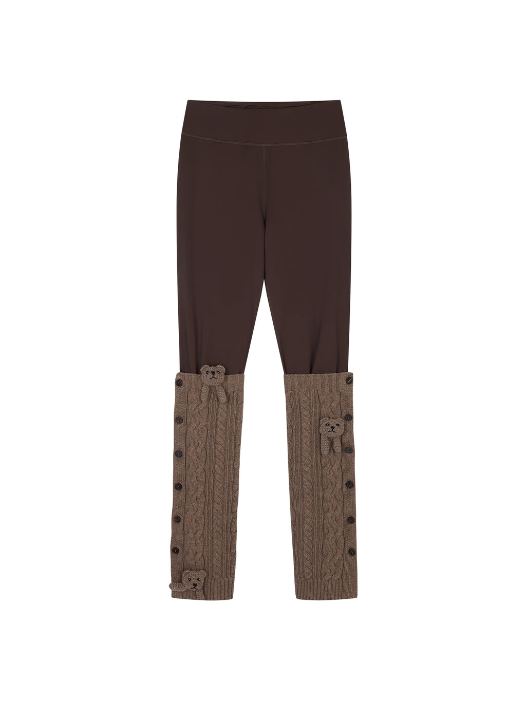 Crochet Teddy Legwarmer Yoga Trousers
