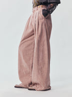 Vintage Washed Military Button Trousers