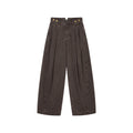 Vintage Washed Military Button Trousers