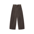 Vintage Washed Military Button Trousers