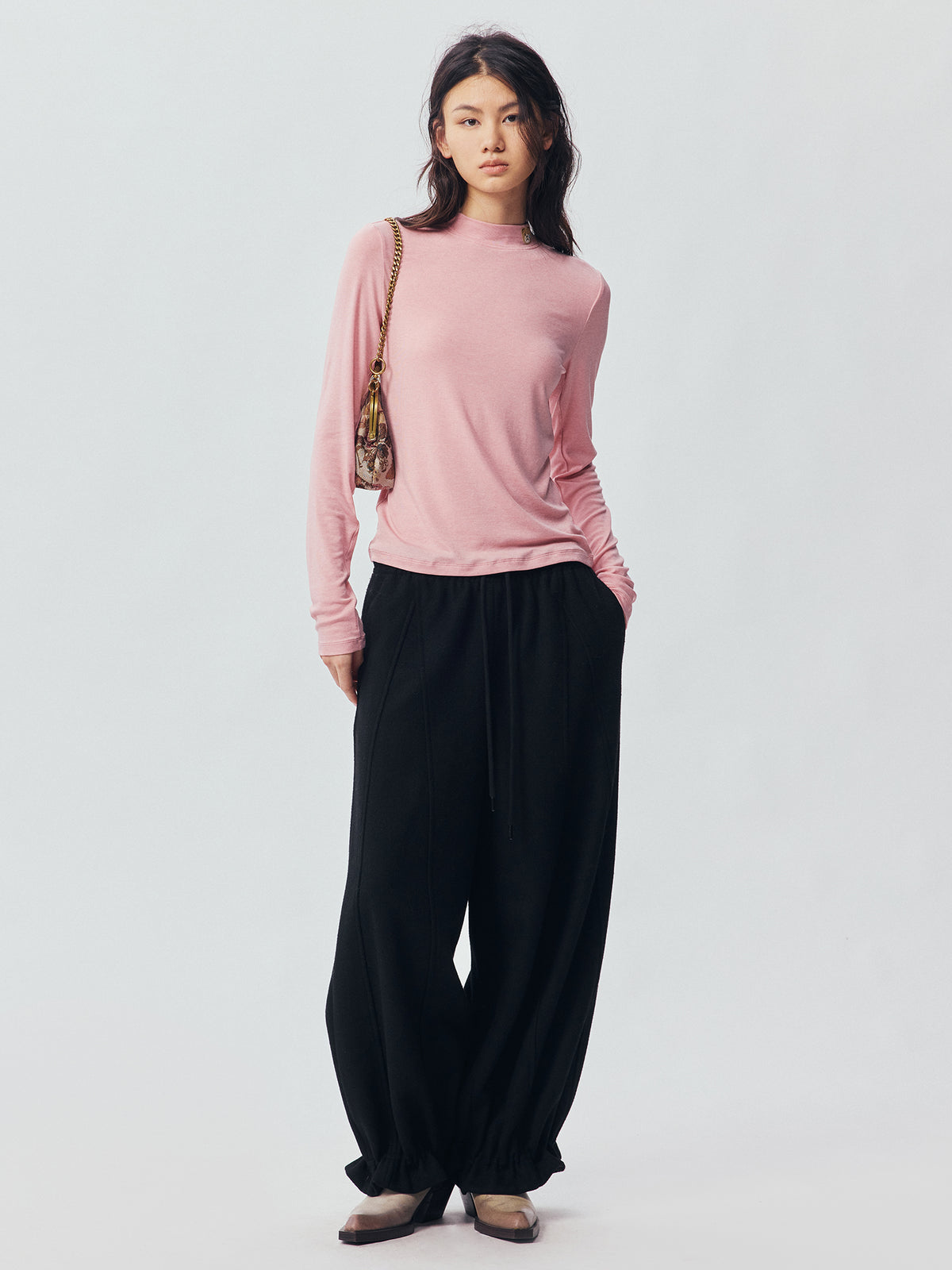 Balloon Hem Trousers