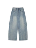 Retro Diamond Washed Jeans