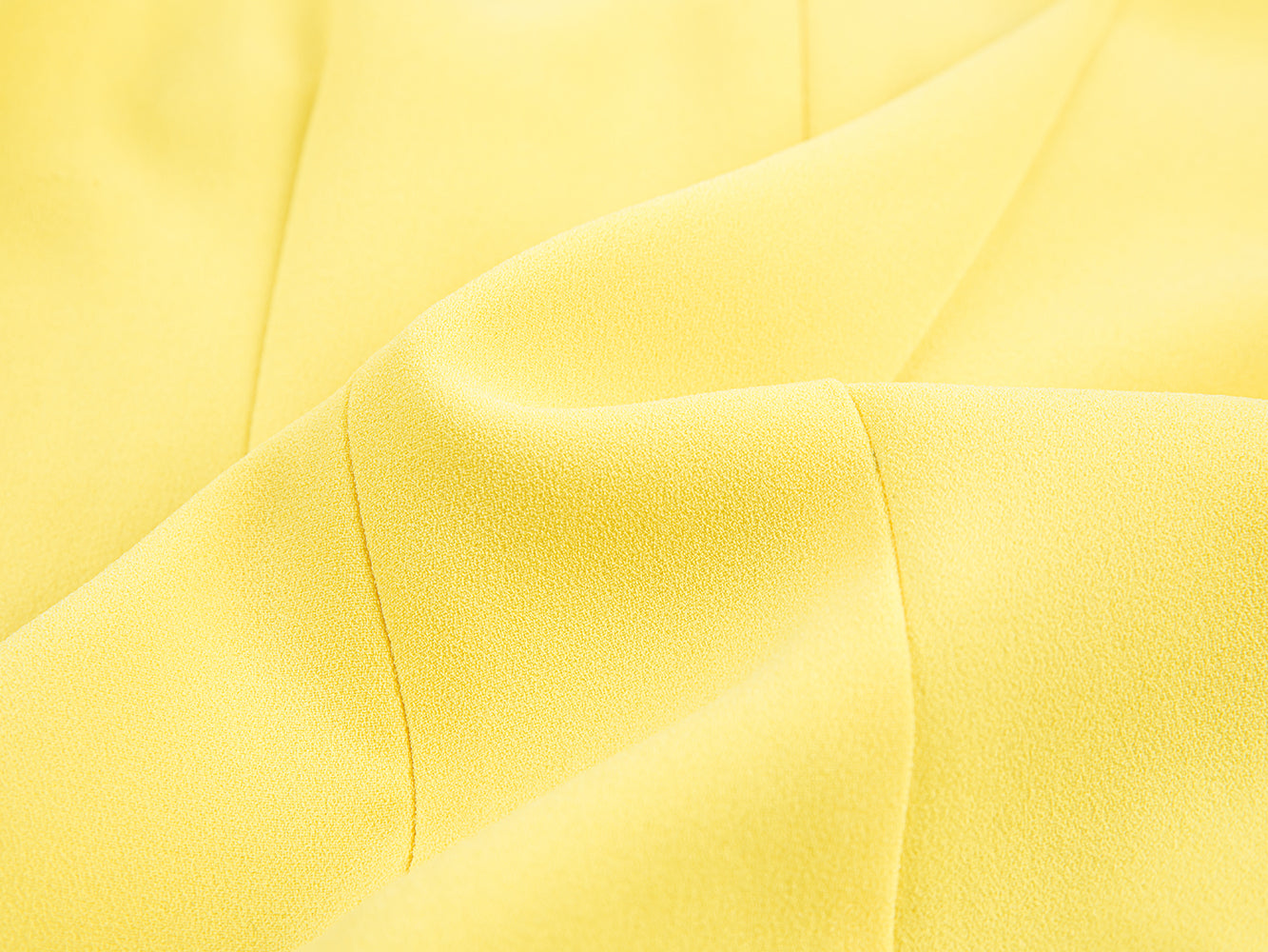 Lace bowknot spliced yellow dress