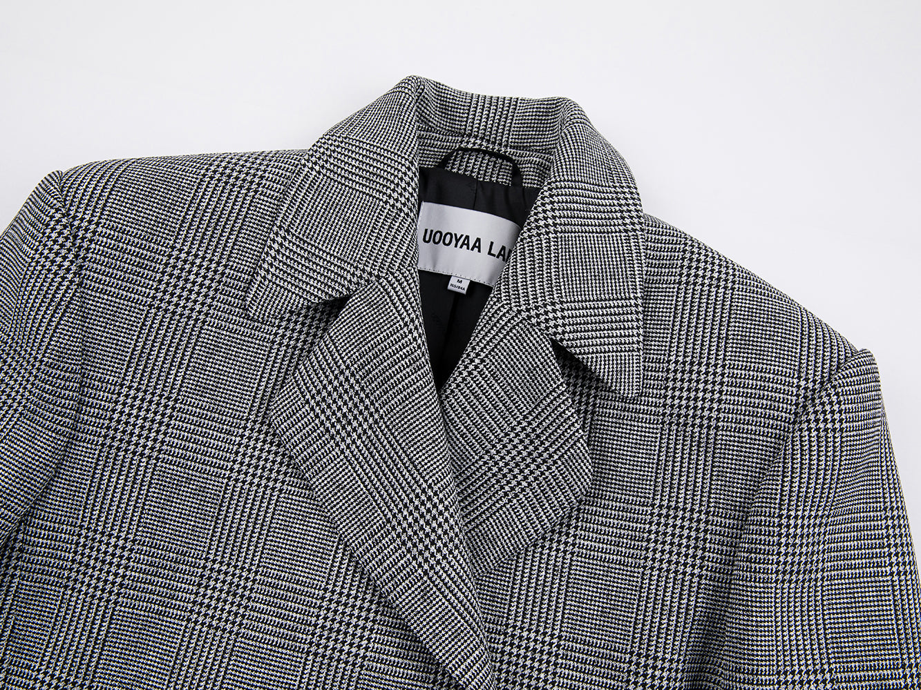 Houndstooth long coat