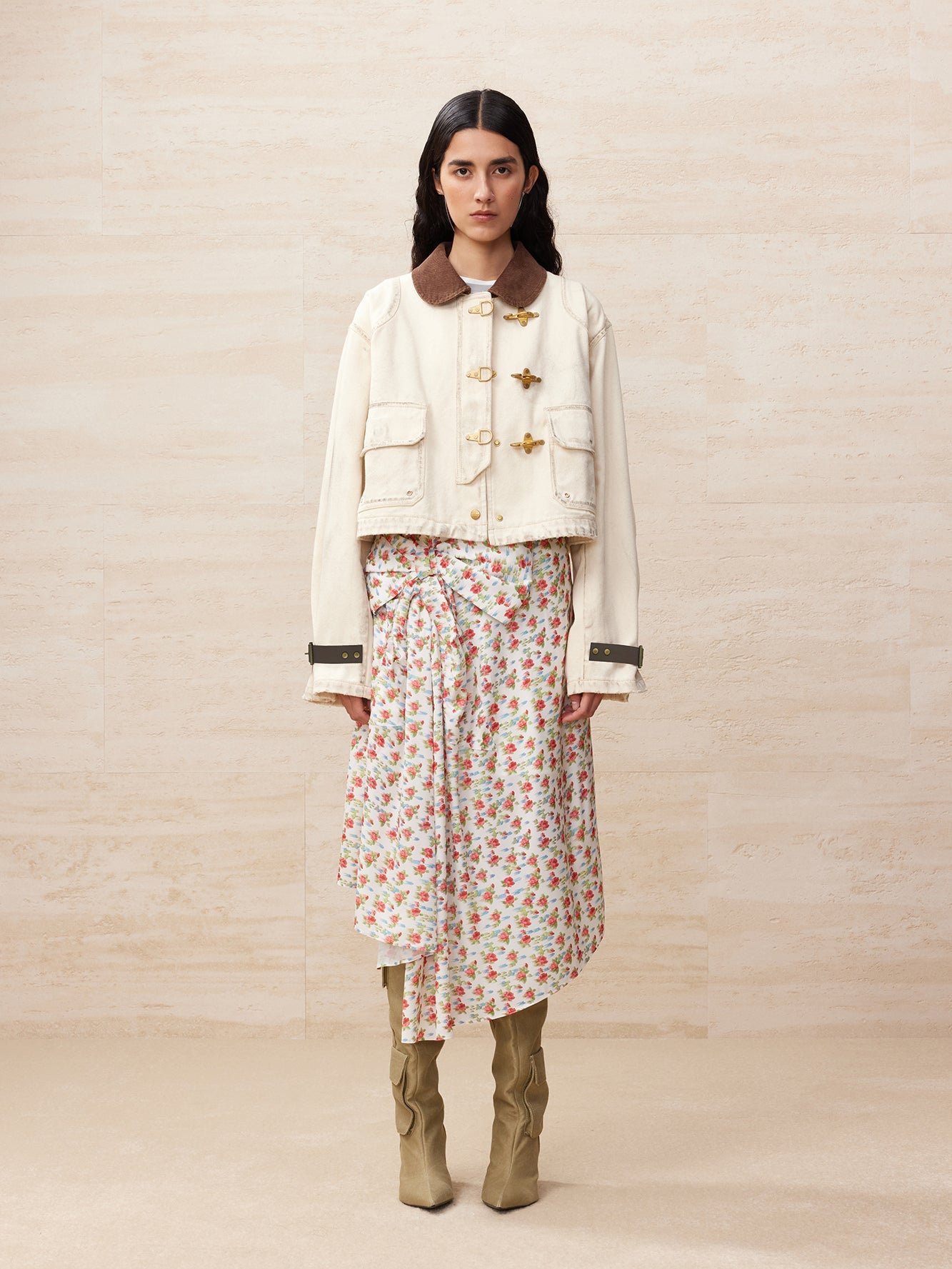 Uooyaa club distressed hunting jacket