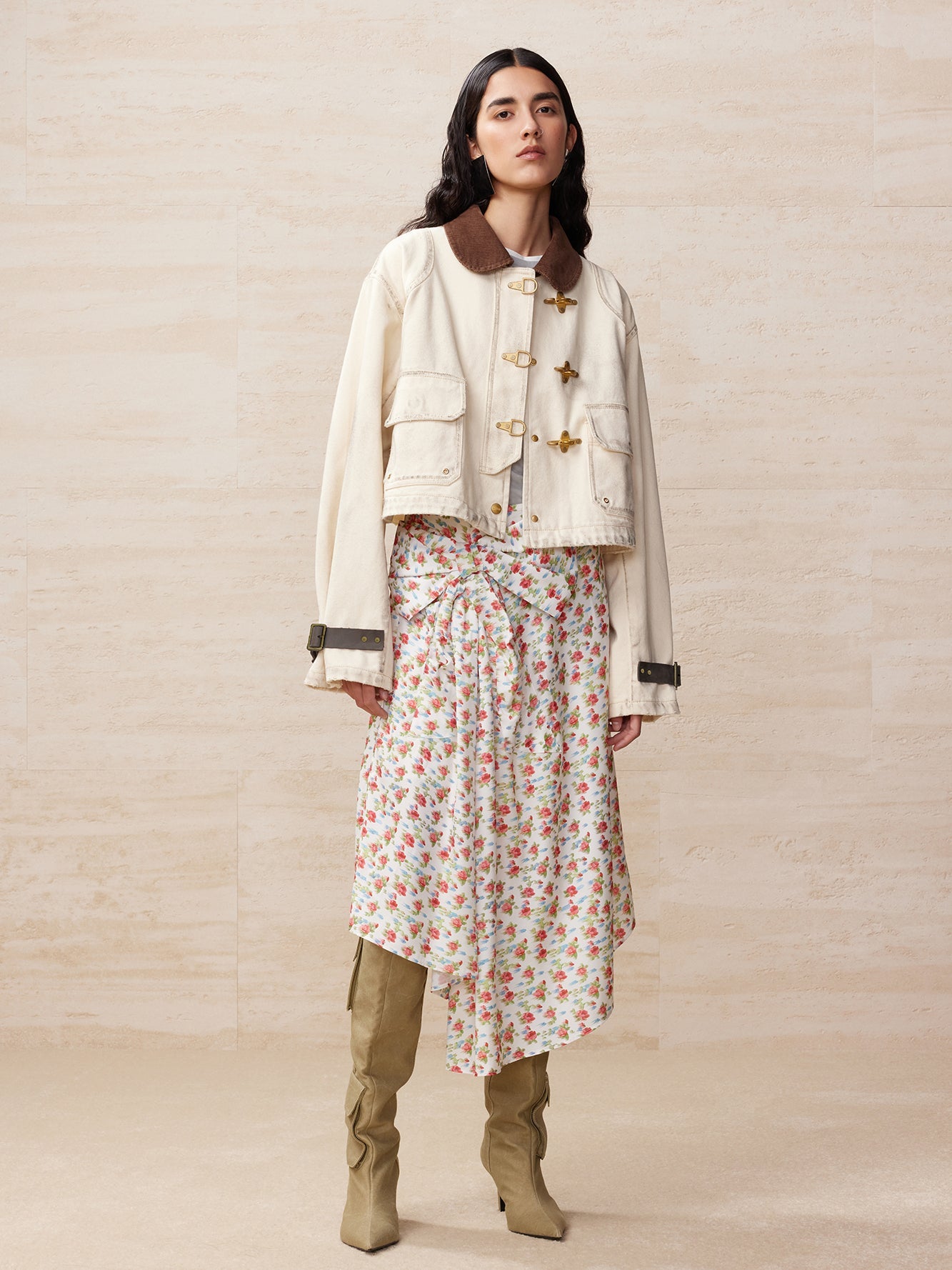 Uooyaa club distressed hunting jacket