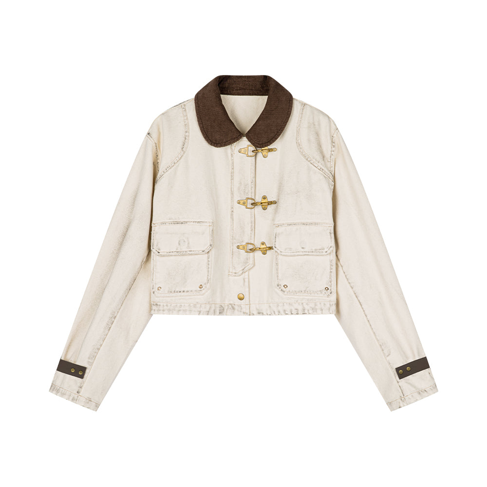 Uooyaa club distressed hunting jacket