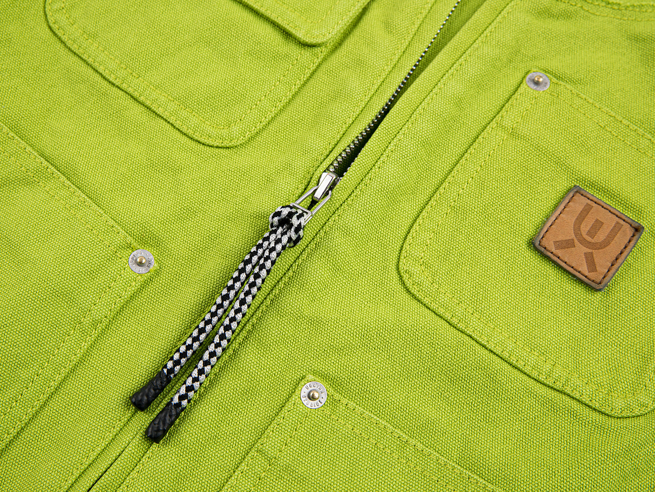 Youth and truth cropped raw edge vest