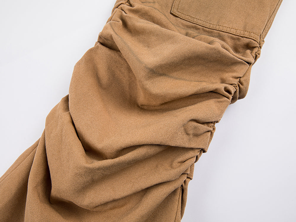 Youth and truth draped flared jeans