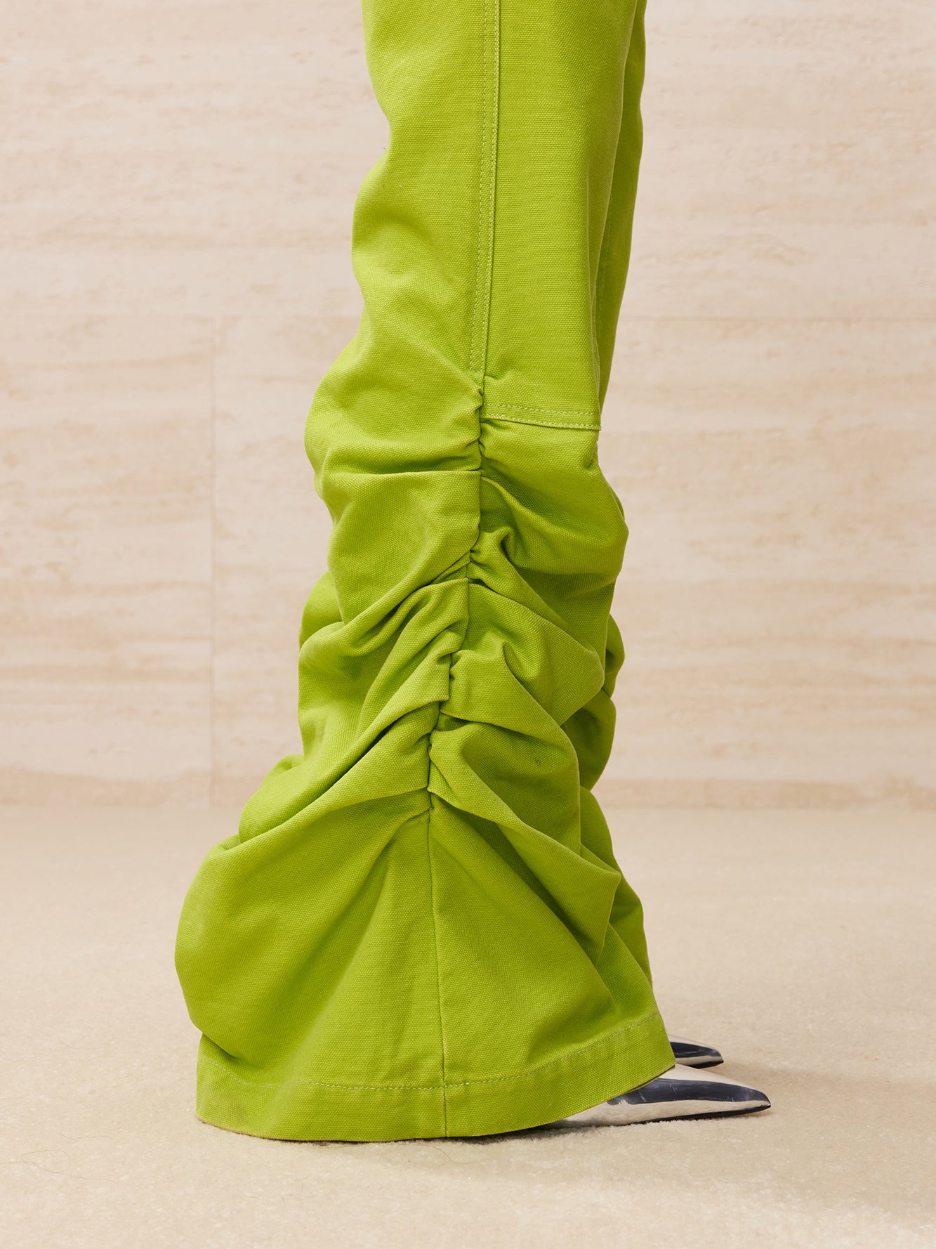 Youth and truth draped flared jeans