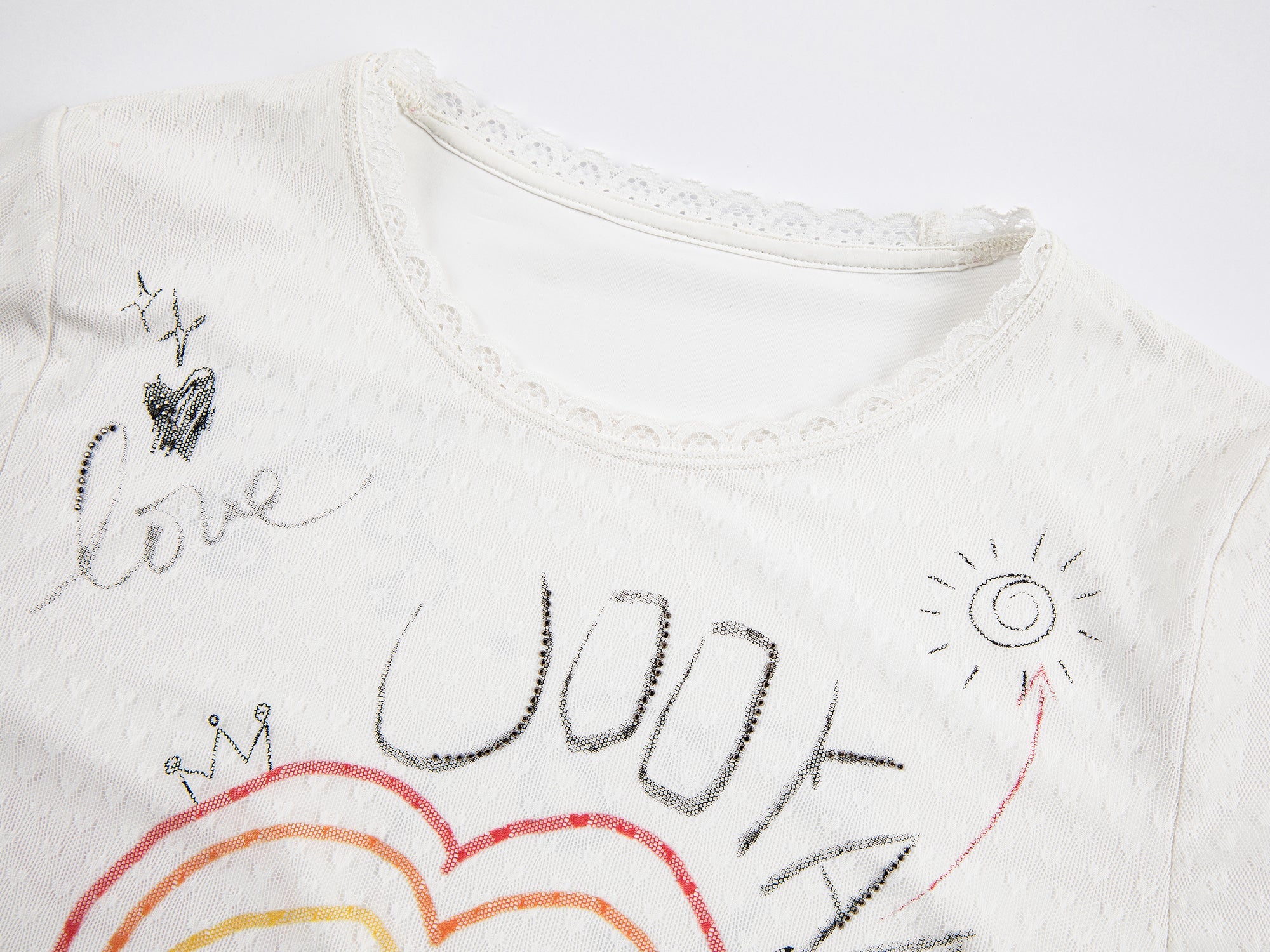 Childlike drawing long sleeved shirt