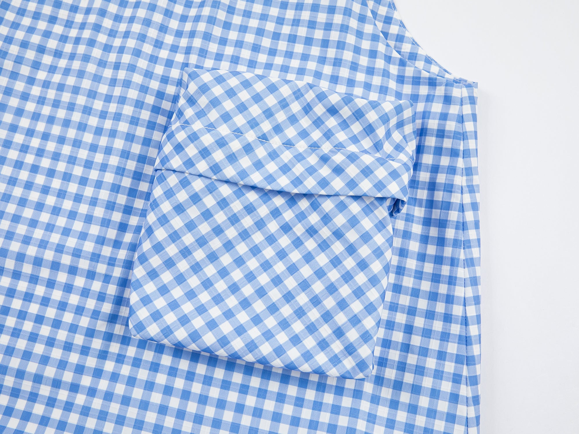 Vichy plaid cargo tank dress