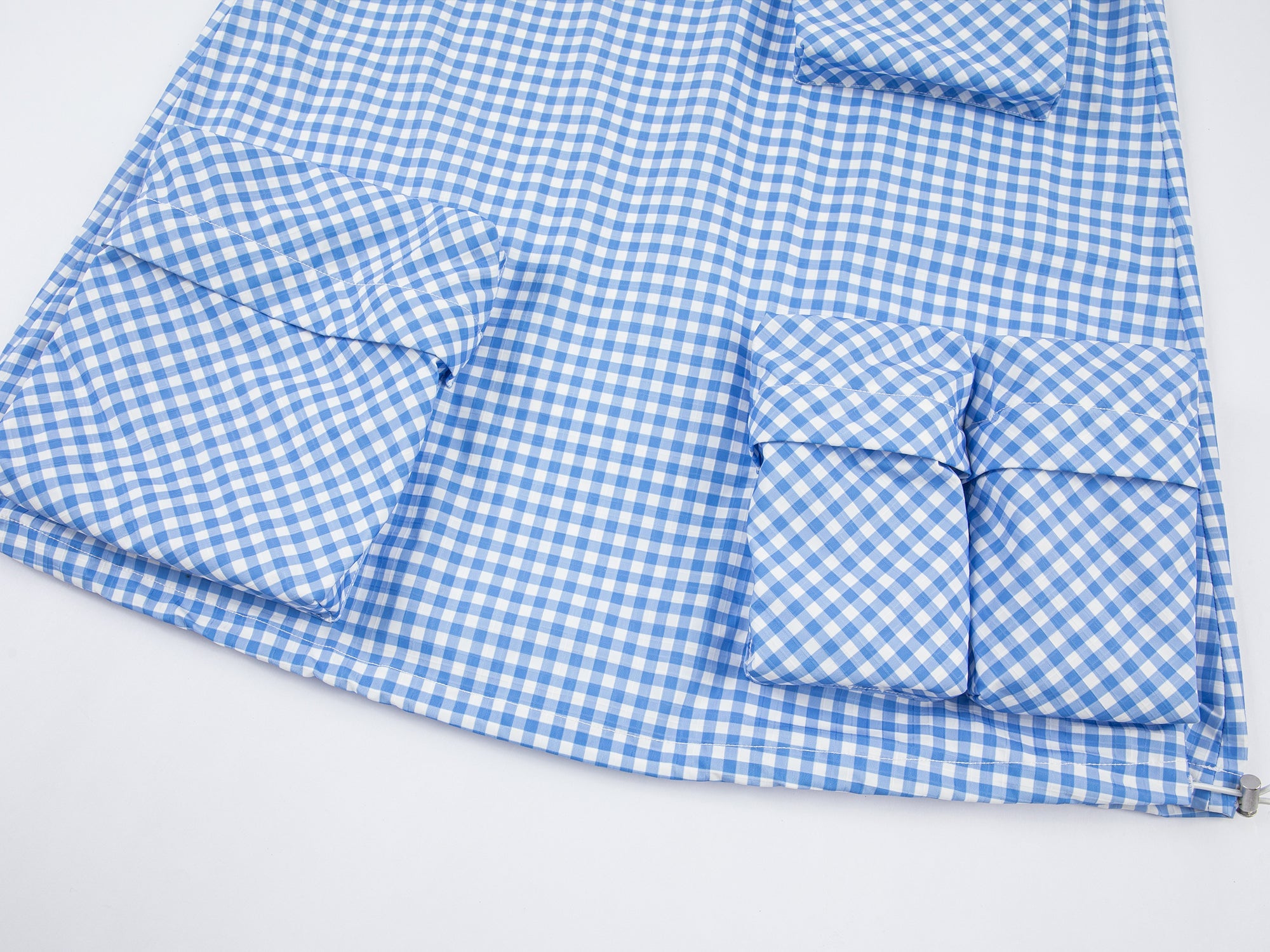 Vichy plaid cargo tank dress