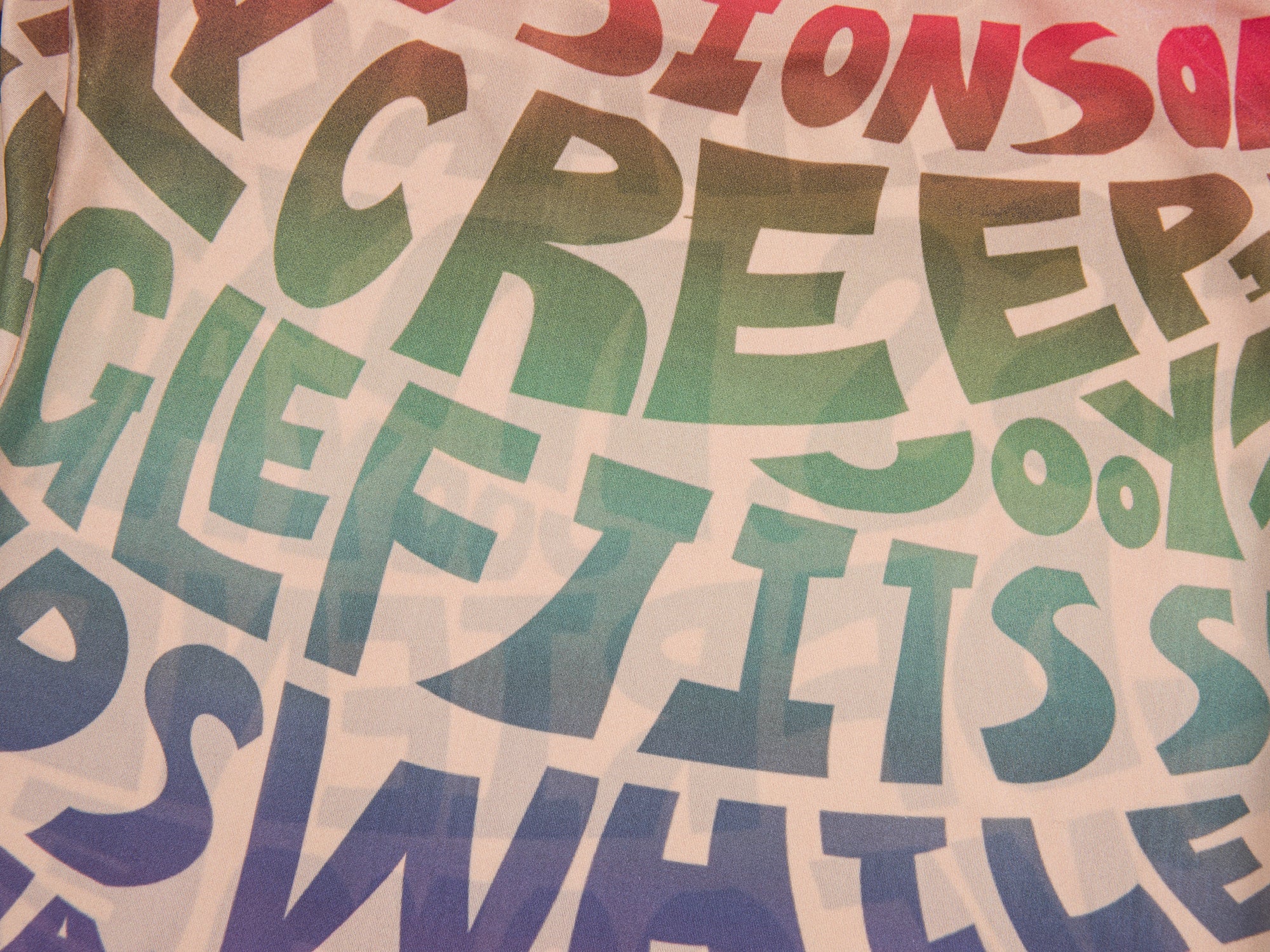 Letter graphic turtle neck long sleeved shirt